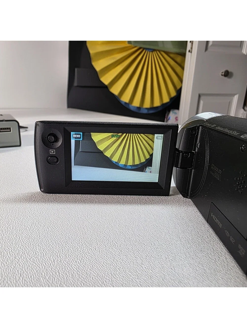 Sony Handycam HDR-CX440 9.2MP Camcorder Video Camera Black w/60x Zoom Bundle